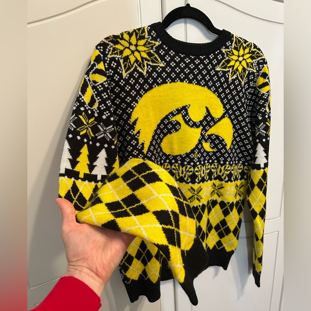 Iowa Hawkeye Holiday Sweater View 2